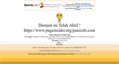 Desktop Screenshot of pansisfo.com